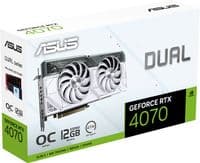 Відеокарта GF RTX 4070 12GB GDDR6X Dual EVO White OC Asus (DUAL-RTX4070-O12G-EVO-WHITE)