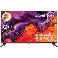 Телевизор 43" Liberton LTV-43Q01AT UltraHD 3840x2160 60Hz, Android TV, DVB-T2, HDMI, USB, VESA 200x200