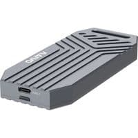Карман Maiwo внешний для M.2 SSD NVMe 2280 ч-з USB4.0 Type-C 40Gbps, безгвинт, алюм. матовый серый