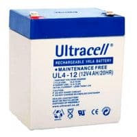 Аккумуляторная батарея Ultracell UL4-12 AGM 12V 4 Ah (90 x 70 x 101) White Q10/420
