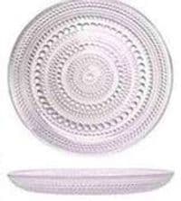 Тарілка Ardesto Verbena, 20.7см, скло, прозорий