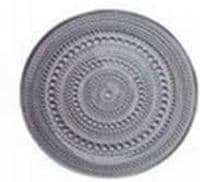 Тарілка Ardesto Verbena, 24.5см, скло, сірий