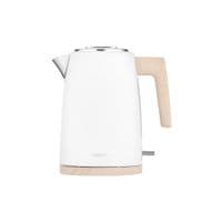 Электрочайник Ardesto EKL-F420WWD, 1.7л, металл, мат, Strix, белый