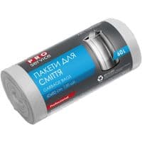 Мусорные пакеты PRO service Professional Белые 60х80 см 60 л 20 шт. (4823071664669)
