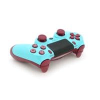 Геймпад Brazzers беспроводный для PS4 Wireless DUALSHOCK 4, разъем для наушников, LED light bar, Cyan, 3.7V, 600mAh, Blister-box