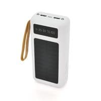Powerbank ACL PW-61 30000mAh, SOLAR, Type-C / Lighting / Micro / USB, WHITE, Box