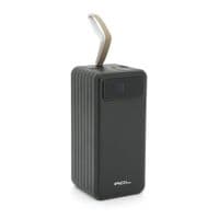 Powerbank ACL PW-94 80000mAh, 4xUSB, 4 кабели (USB/Micro/Type-C/Lighting), 1,4 кг, Black, Box