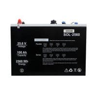 Аккумуляторная батарея SOLINVED LiFePO4 25,6V 100Ah, 360x260x250mm, 22.9kg