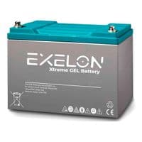 Аккумуляторная батарея EXELON 100-12 GEL 12V 100 Ah (330 x 173 x 218), 30.4 kg Grey Q1 / 48