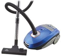 Пилосос Monte MT-8193, Blue, 2400W, мішковий, потужність всмоктування 500W, об'єм пилозбірника 4.5л, щітка підлога/килим, щілинна, 1 тканинний мішок, 3 паперових мішка, HEPA-фільтр