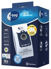 Мішки для пилососів Electrolux S-Bag Classic Long Performance синтетичні 3.5л, 12шт, ароматизатор для пилососів