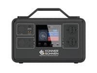 Портативна електростанція Konner&Sohnen KS 1200PS, 1200Вт, 1030 Вт/год, LifePo4, Bluetooth, 12.4кг