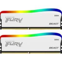 Kingston 16GB 3200MT/s DDR4 CL16 DIMM (Kit of 2) FURY Beast White RGB SE, EAN: 740617330397