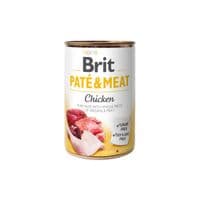 Влажный корм для собак Brit Care Pate and Meat для взрослых собак с курицей (8595602557417)