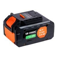 Акумулятор до електроінструменту SEQUOIA 20 В, 6Ah, вес 0.90 кг (SB2060C)