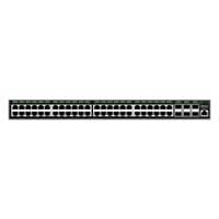 Grandstream GWN7816, керований мережевий комутатор рівня 3, 48x GbE RJ45, 6x SFP+, стекований, додатковий резервний блок живлення