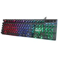 Клавиатура iMICE GK800 USB Wired (TYPE-C), довжина кабелю 100см, (Eng), White / Black, 87к