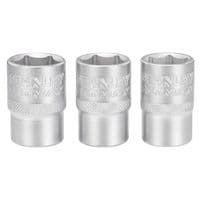 Набор головок Stanley орцовых 1/2" Maxi Drive, с шестигранным профилем, 3 шт: 17, 18, 19 мм. (FMMT17094-0)