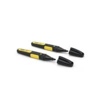 Маркер Stanley FatMax, 2 шт., Чор��ий. (0-47-314)