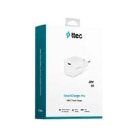 Сетевое зарядное устройство для Ttec SmartCharger USB-C /20Вт White (2SCP01B)