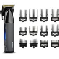 Машинка для стрижки Babyliss Super-X Metal Series, акум., насадок-12, сталь с графитовым покрытием, черно-серебристый