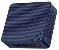 Неттоп Beelink MINI S12, Black, N95 (4x3.4 GHz, 15 Вт), 8Gb DDR4 3200 MHz SO-DIMM, 256Gb SSD NVMe, 1x2.5" SATA, UHD Graphics, WiFi 5, Bluetooth 4.2, GLan, . 2xHDMI, Windows 11 Pro, крепление VESA в комплекте (BLMS12N958256BK_W6)