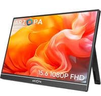 Монитор 15.6" Arzopa A1, Black, WLED, IPS, 1920x1080, 16:9, 5 мс, 60 Гц, 300 кд/м², 1200:1, 178°/178°, Type-C, 2х1 Вт