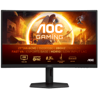 Монитор TFT AOC 27" C27G4ZXU VA Curved FHD 280 Гц 300 нит 2*HDMI DP USB HAS MM Черный