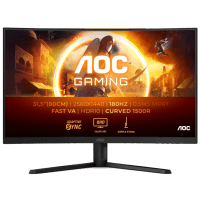 Монiтор TFT AOC 31.5” CQ32G4VE VA QHD Curved 180Hz 2*HDMI DP Black