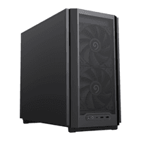 Корпус Micro ATX без блока питания, закаленное стекло Micro Gaming Mini Tower M-ATX (200mm), ITX F36 Dark