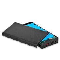 Корпус MINI ДБЖ для роутеров DC7S-PD18W, Выход: USB 5V/3A, 9V/2A, 12V/1.5A, DC 5V/3A, 9V/2A, 12V/1.5A, 18650х7, 156х79х22мм, 460гр, Черный, BOX