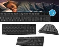 Клавиатура мембранная Genius KB-7200, 104key, WL, EN/UKR, черный
