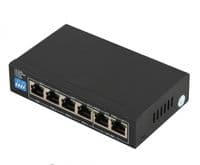 PoE коммутатор FoxGate S6004-E2-AI POE (60W), 4х10/100 PoE, 2х100 RJ45 (Uplink), Black