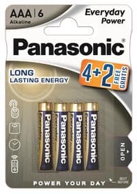 Батарейка Panasonic Everyday Power щелочная AАA блистер, 6 шт.