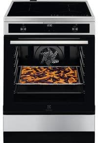 Плита Electrolux электрическая индукционная, 73л, 60x60см, дисплей, конвекция, пара, нерж.