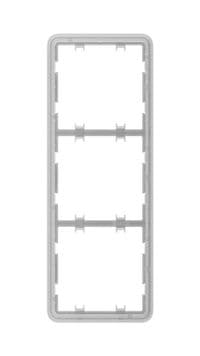 Рамка для вимикача на 3 секції Ajax Frame 3 seats for LightSwitch Vertical