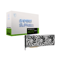 Відеокарта NVIDIA RTX 4070 SUPER GeForce RTX 4070 SUPER 12G GAMING SLIM WHITE RTX 4070 SUPER 12G GAM SLIM WH