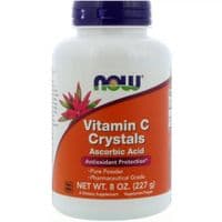 Витамин Now Foods Витамин С, Кристаллы, Vitamin C Crystals, 8 oz (227 гр) (NOW-00790)