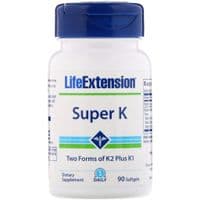 Витамин Life Extension Витамин К в двух формах (К2+К1), Super K, 90 капсул (LEX-23343)