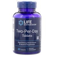 Мультивитамин Life Extension Мультивитамины Дважды в День, Two-Per-Day, 60 таблеток (LEX-23166)