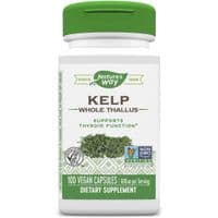 Травы Nature's Way Ламинария, Kelp, 600 мг, 100 капсул (NWY14500)