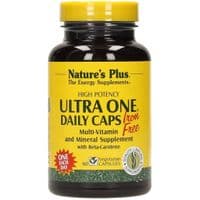 Мультивитамин Natures Plus Мультивитамины без Железа, Ultra One, 60 гелевых (NTP30081)
