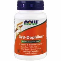Пробиотики Now Foods Пробиотик для Улучшения Желудочного Тракта, Gr8-Dophilus, 6 (NOW-02912)