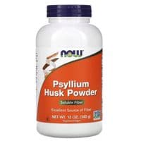 Травы Now Foods Подорожник, порошок из семян шелухи, Psyllium Husk Powder (NOW-05975)