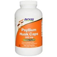 Травы Now Foods Путешественник (псилиума), Psyllium Husks, 500 мг, 500 капсул (NOW-05972)