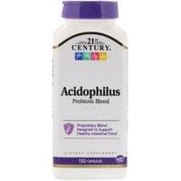 Пробиотики 21st Century Смесь пробиотиков Acidophilus, 150 капсул (CEN-22928)