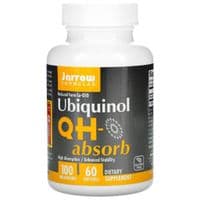 Антиоксидант Jarrow Formulas Убихинол QH-Absorb, 100 мг, Ubiquinol, QH-Absorb, 60 гелевых (JRW-06019)