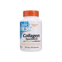 Витамин Doctor's Best Коллаген Типов 1&3 500мг, Peptan, 240 капсул (DRB-00263)