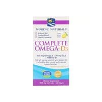 Жирные кислоты Nordic Naturals Комплекс Омега-D3, Лимон, 1000 мг, 60 гелевых капсул (NOR01778)