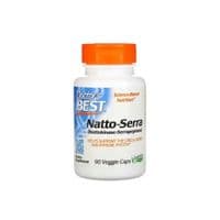 Пробиотики Doctor's Best Наттокиназа и Серрапептаза, Natto-Serra, 90 вегетарианских (DRB-00294)